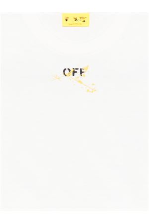 tshirt in cotone bianco OFF WHITE KIDS | OBAA002F25JER00A0118